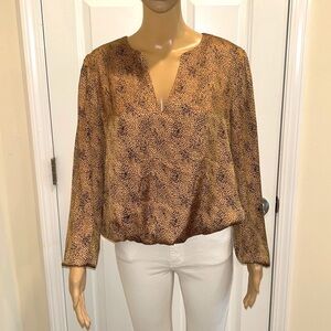 Sincerely Jules Long Sleeve Satin Blouse